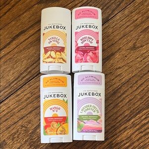 Set of 4 New Jukebox Natural Deodorant